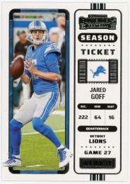 2022 Panini Contenders #34 Jared Goff