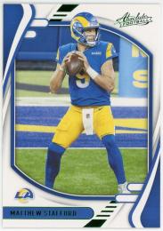 2021 Absolute Green #3 Matthew Stafford