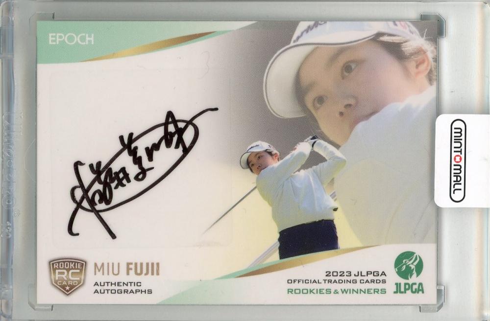 ミントモール / MINT 新宿店 / 2023 EPOCH JLPGA ROOKIES & WINNERS 藤井美羽 直筆サインカード 【003/136】