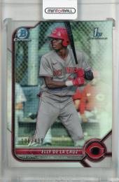 2022 Topps Bowman Elly De LA Cruz Chrome Prospects Base Refractor #BCP-50 1st【106/499】 Cincinnati Reds