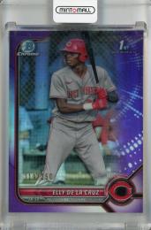 2022 Topps Bowman Elly De LA Cruz Chrome Prospects Purple #BCP-50 1st【219/250】 Cincinnati Reds