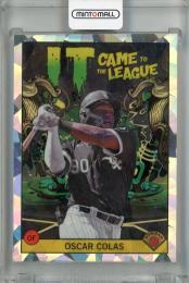 2022 Topps Bowman Chrome Oscar Colas It Came to the League Atomic #ICFL-15【111/150】 Chicago White Sox