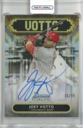 2022 Topps Bowman Sterling Joey Votto Sterling Signage Autographs #SSA-JV【20/99】 Cincinnati Reds