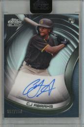 2022 Topps Chrome Black CJ Abrams Autographs Refractor #CBA-CA RC【057/150】 San Diego Padres