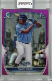 2023 Topps Bowman Xavier Isaac Chrome Prospects Fuchsia #BCP-145 1st【019/199】 Tampa Bay Rays