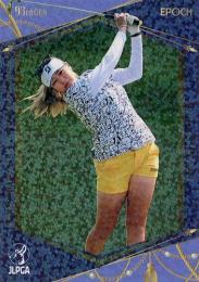 2023 エポック JLPGA 日本女子ゴルフ協会 オフィシャルトレーディングカード TOP PLAYERS #49 桑木志帆 パラレル版 レギュラーカード