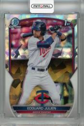 2023 Topps Bowman Edouard Julien Chrome Prospects Purple #BCP-82 1st Minnesota Twins