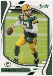 2021 Absolute Green #58 Aaron Rodgers