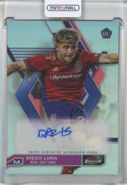 2023 Finest MLS Diego Luna Autographs #ADL Real Salt Lake