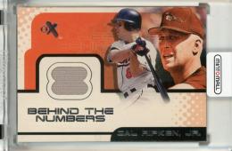 2001 Fleer E-X Cal Ripken Jr. Behind the Numbers Game Jersey #BH39