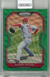 2021 Panini Prizm Shohei Ohtani Green Wave #183