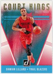 2018-19 Donruss Court Kings Press Proof #13 Damian Lillard