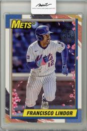 2025 TOPPS Japan Edition Francisco Lindor #90J-34 New York Mets