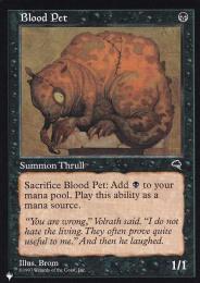 【THE LIST】【ENG】《ブラッド・ペット/Blood Pet》[TMP]