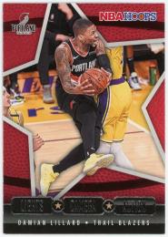 2020-21 Hoops Lights Camera Action #17 Damian Lillard
