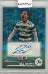 2022-23 TOPPS Stadium Club Chrome UEFA Reo Hatate Autographs Blue Wave Refractors #CARH【13/75】 CELTIC FC