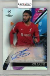 2021-22 TOPPS Finest UEFA Champions League Joe Gomez Autographs #BAJG Liverpool FC