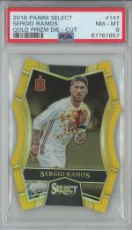 2016-17 Select Sergio Ramos Gold #147【09/10】【PSA8】