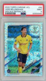 2020-21 TOPPS Chrome UEFA Champions League Jude Bellingham Speckle Refractors #68【PSA9】 Borussia Dortmund