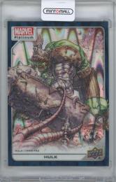 2023 UPPER DECK Marvel Platinum Teal Wave #145 / HULK 【543/799】