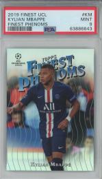 2019-20 Finest UEFA Champions League Kylian Mbappe Finest Phenoms #FPKM【PSA9】 Paris Saint-Germain