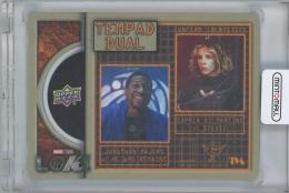 2023 UPPER DECK Loki Season 1 Tempad Dual Metal / JONATHAN MAJORS as HE WHO REMAINS & SOPHIA DI　MARTINO as SYLVIE