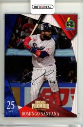 2026 EPOCH 東京ヤクルトスワローズ PREMIER EDITION D.サンタナ #17 REGULAR FOIL SIGNATURE シルバー版【61/99】