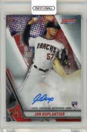 2019 TOPPS BOWMAN'S BEST JON DUPLANTIER AUTOGRAPH CARD ARIZONA DIAMONDBACKS