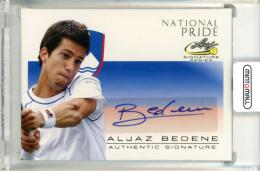 2017 Leaf Signature Series Aljaz Bedene #NP-AB1 National Pride Autographs《表面へこみあり》