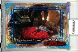 2023 Upper Deck Marvel Doctor Strange In The Multiverse Of Madness Extracting America's Powers #61 Cyan【018/199】《状態要確認》