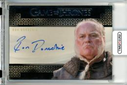 2019 Rittenhouse Game of Thrones Inflexions Ron Donachie as Rodrik Cassel Valyrian Autographs