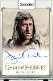 2020 Rittenhouse Game of Thrones Season 8 Daniel Tuite as Lothar Frey Full Bleed Autographs