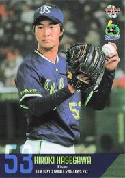 2021 BBM 東京ヤクルトスワローズ #S26 長谷川宙輝 レギュラーカード