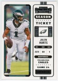 2022 Panini Contenders #76 Jalen Hurts