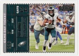 2022 Panini Contenders Game Day Ticket #GDTJHU Jalen Hurts