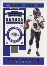 2019 Panini Contenders #15 Lamar Jackson