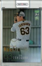 2024 BBM ベースボールカード 1stバージョン 石黒佑弥 レギュラー ルーキーパラレル 金箔【037/100】 阪神