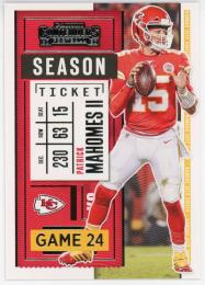 2020 Panini Contenders #2 Patrick Mahomes II
