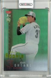 2024 BBM ベースボールカード 1stバージョン 大谷輝龍  レギュラー ルーキーパラレル  ライトグリーン箔【22/50】 千葉ロッテ