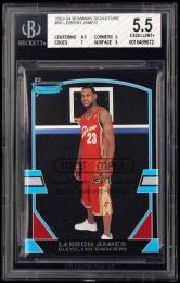 2003-04 Bowman Signature Edition #56 LeBron James RC【354/1250】【BGS EXELLENT+ 5.5】 Cleveland Cavaliers