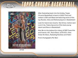 ◆予約◆NBA 2024-25 TOPPS CHROME MEGA BOX