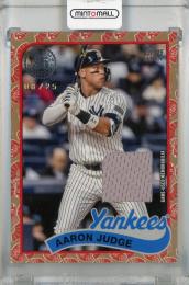 2024 Topps Japan Edition Aaron Judge 1989 Topps Japan Relics Gold #89JR-AJ ※裏面白かけあり【08/25】 New York Yankees