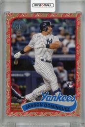2024 Topps Japan Edition Jasson Dominguez  1989 Topps Japan Koi Gold #89J-27 RC ※裏面白かけあり【04/25】 New York Yankees