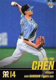 2021 BBM 阪神タイガース #T03 チェン レギュラーカード