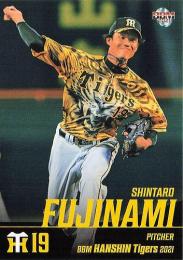 2021 BBM 阪神タイガース #T08 藤浪晋太郎 レギュラーカード