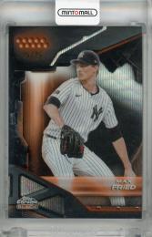 2026 Topps Chrome Black Max Fried Orange Wave Refractor #122【25/25(ラストナンバー)】 New York Yankees