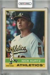 2025 Topps Heritage High Number Nick Kurtz  Base Short Prints #706 RC SP Athletics