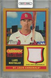 2025 Topps Heritage High Number Lars Nootbaar  Clubhouse Collection Relics #CCR-LN ※裏面白かけあり【36/99】 St. Louis Cardinals