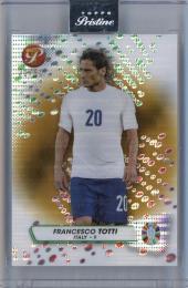2023 Topps Pristine Road to Euro 2024 Francesco Totti Pristine Gold Refractor #103 【21/50】 Italy