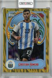 2023 Topps Argentina Fileteado Cristian Romero Gold Tango #8【1/1】